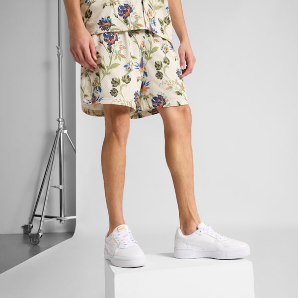 Floral Sport Men's 6" Shorts, Alpine Snow, extralarge